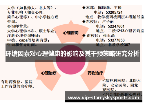 环境因素对心理健康的影响及其干预策略研究分析