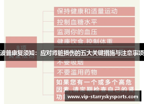 波普康复须知：应对肾脏损伤的五大关键措施与注意事项