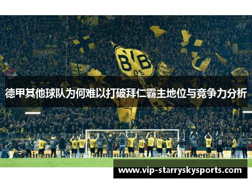 德甲其他球队为何难以打破拜仁霸主地位与竞争力分析