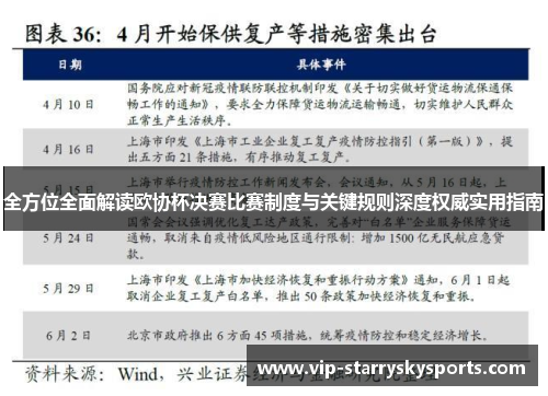 全方位全面解读欧协杯决赛比赛制度与关键规则深度权威实用指南